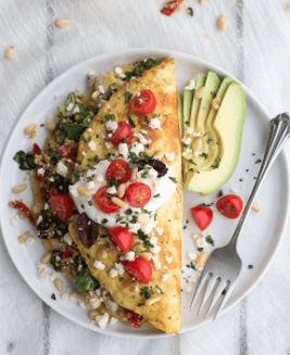 petit déjeuné sportif omelette 