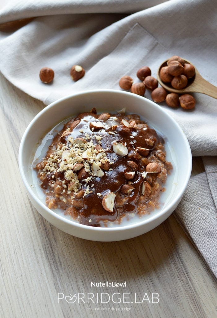 Nutella Bowl – Porridge façon Nutella healthy